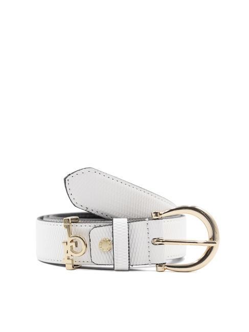 ROCCOBAROCCO RB LIZZARD Ceinture fabriquée en Italie Blanc - Ceintures