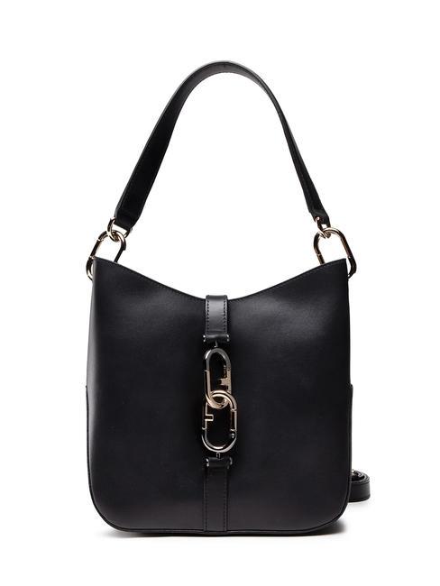 FURLA SIRENA S Sac à bandoulière en cuir Noir - Sacs pour Femme