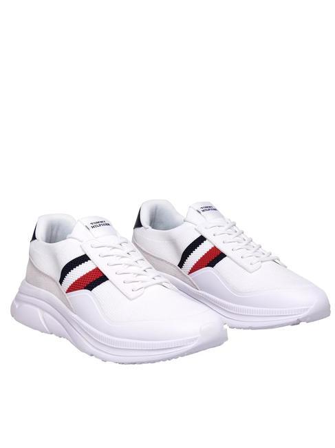 TOMMY HILFIGER MODERN RUNNER PREMIUM Baskets blanc - Chaussures Homme