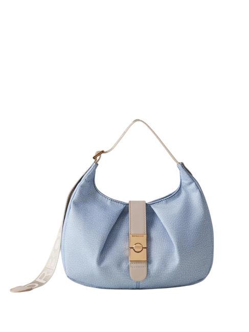 BORBONESE HOBO CORTINA SMALL Sac d'épaule topaze/gris clair - Sacs pour Femme