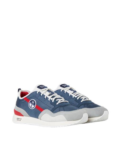 NORTH SAILS HORIZON JET Baskets nav/gr/ré - Chaussures Homme