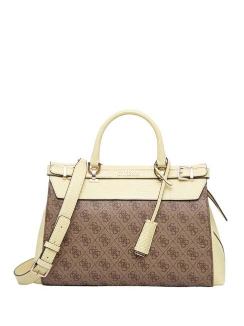 GUESS SESTRI  Sac à main avec bandoulière python de lait - Sacs pour Femme