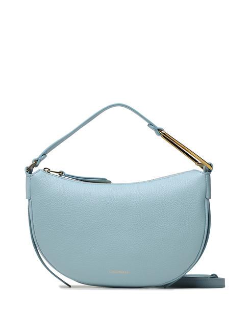 COCCINELLE PRISCILLA Sac à bandoulière, en cuir aquarelle bleue - Sacs pour Femme