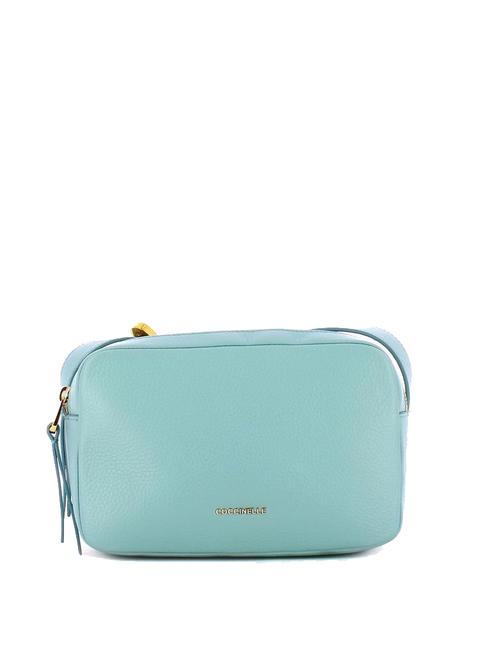 COCCINELLE GLEEN Mini sac à bandoulière aquarelle bleue - Sacs pour Femme