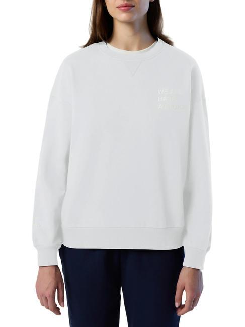 NORTH SAILS WE ALL HAVE A CHOICE Sweat-shirt en coton Guimauve - Sweat-shirts pour femmes