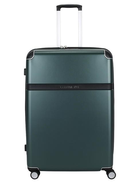 CERRUTI 1881 Grand chariot extensible vert - Valises Rigides