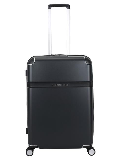 CERRUTI 1881 Chariot extensible moyen noir - Valises Rigides