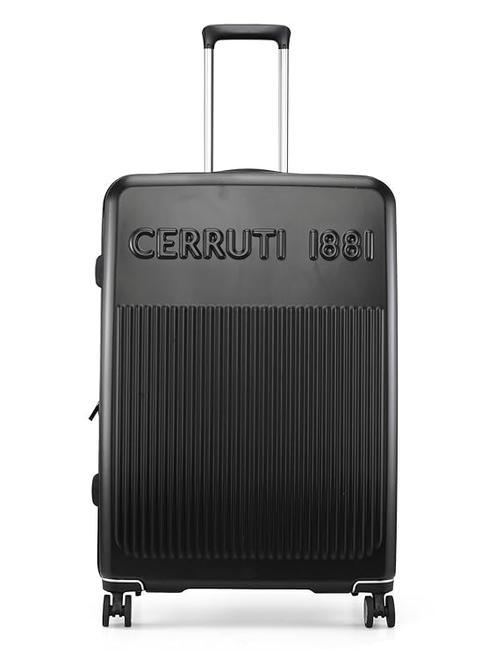 CERRUTI 1881 Grand chariot extensible noir - Valises Rigides