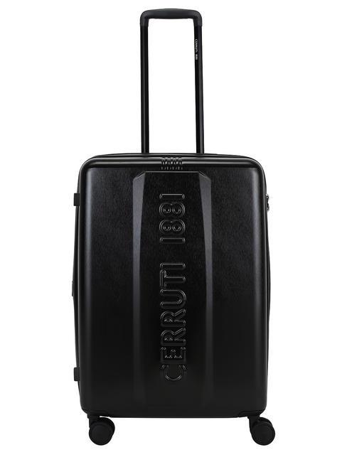 CERRUTI 1881 Chariot extensible moyen noir - Valises Rigides