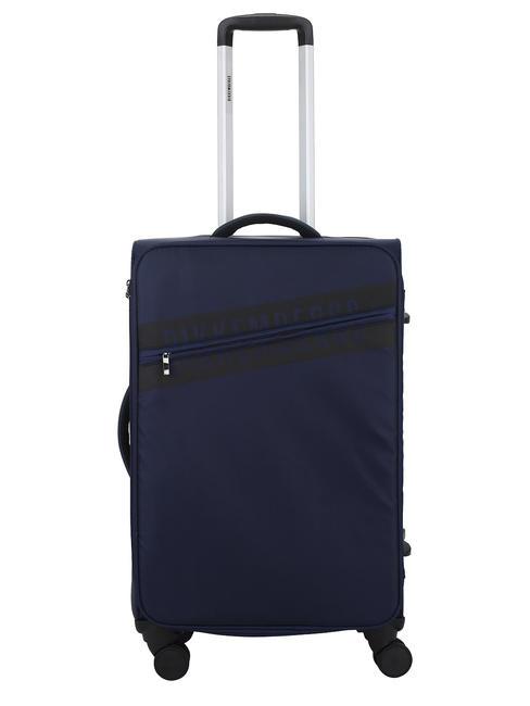 BIKKEMBERGS AUDRIK Chariot de taille moyenne bleu - Valises Semi-rigides