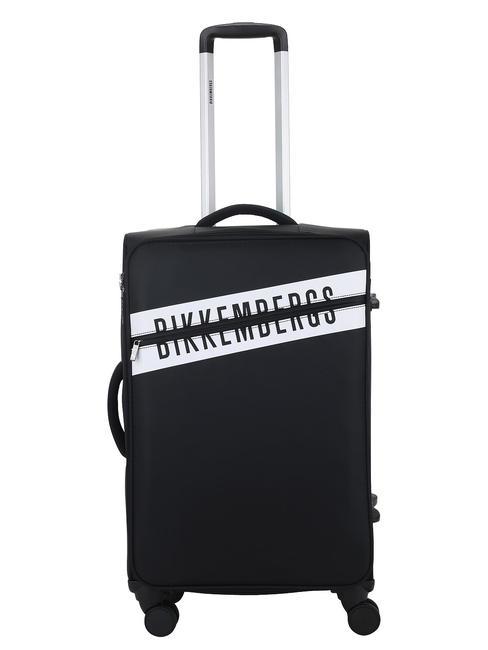 BIKKEMBERGS AUDRIK Chariot de taille moyenne noir - Valises Semi-rigides