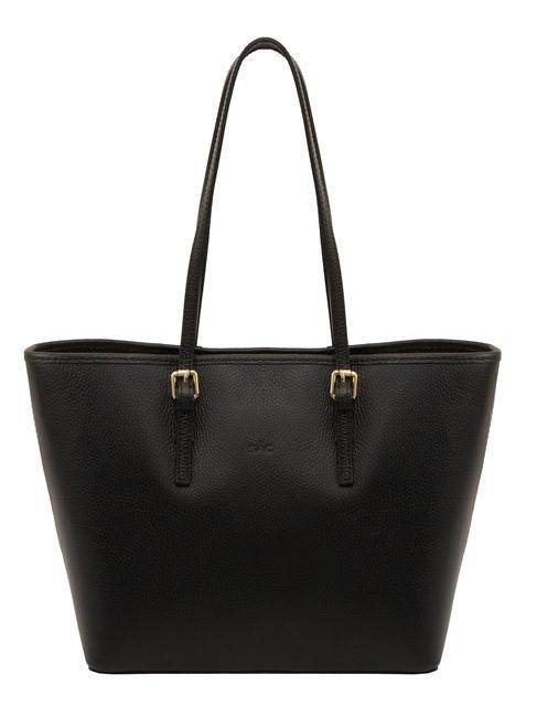 LESAC CHIARA Sac cabas en cuir Dollar noir - Sacs pour Femme