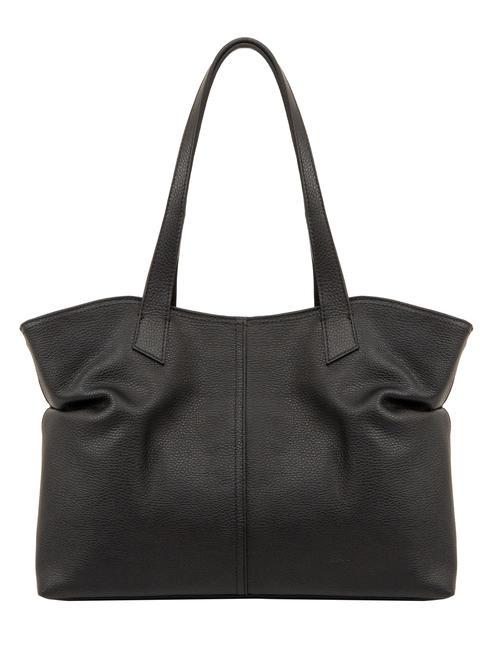 LESAC MARTINA Sac cabas en cuir Dollar noir - Sacs pour Femme