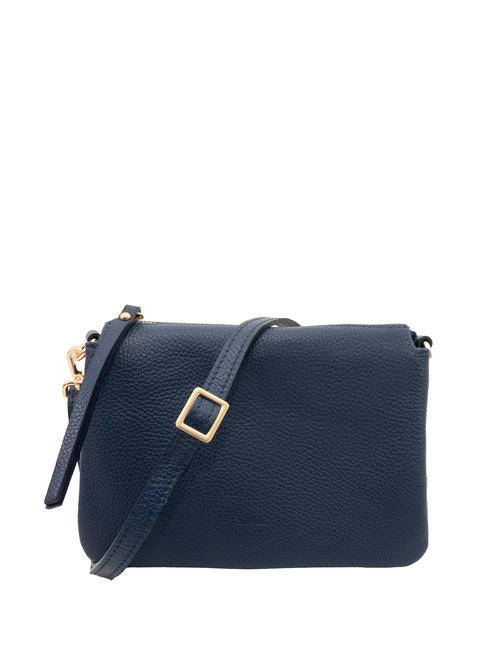 LESAC SIMONA Sac porté épaule en cuir Tris Dollar jeans - Sacs pour Femme