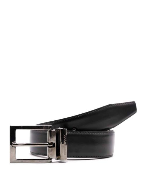 ROCCOBAROCCO DOUBLEFACE Ceinture réversible noir/bleu - Ceintures