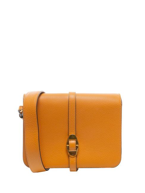 COCCINELLE COSIMA Sac bandoulière en cuir martelé paprika - Sacs pour Femme