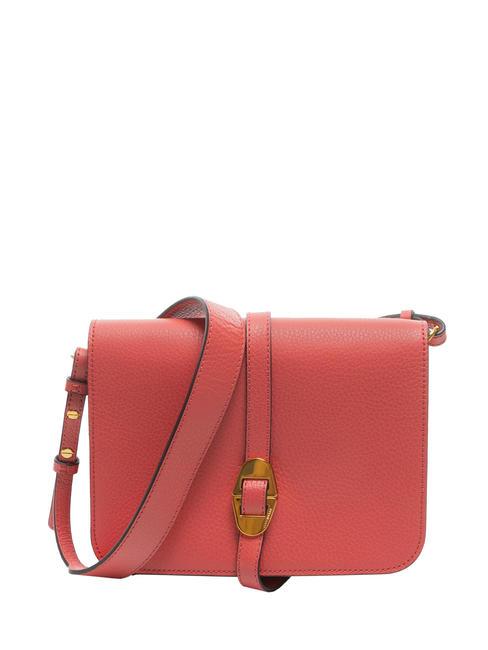 COCCINELLE COSIMA Sac bandoulière en cuir martelé canneberges - Sacs pour Femme