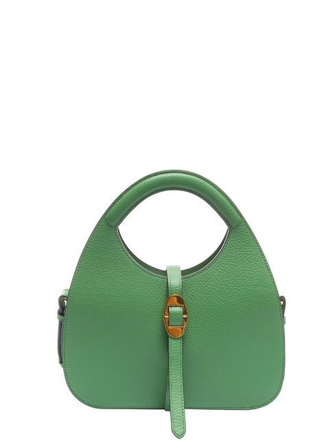 COCCINELLE COSIMA Sac à main en cuir martelé menthe poivrée - Sacs pour Femme