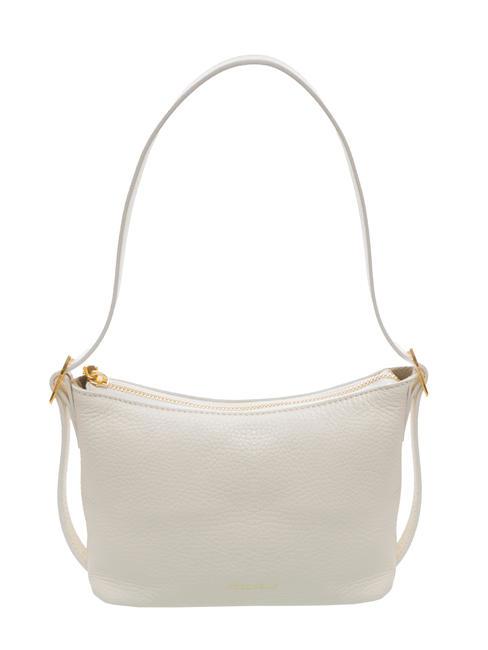 COCCINELLE CHERRY Mini sac bandoulière en cuir martelé lait de coco - Sacs pour Femme