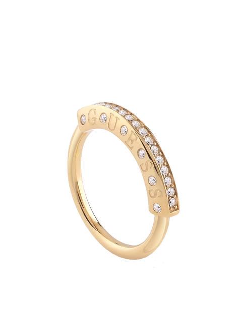 GUESS GUESS BOND Bague avec cristaux or jaune - Bagues