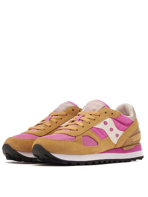 SAUCONY SHADOW ORIGINAL Baskets pour femmes beige/rose - Chaussures Femme