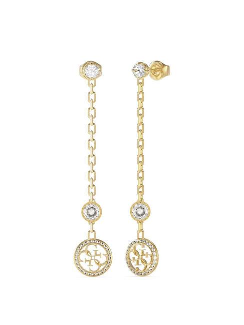 GUESS LIFE IN 4G Boucles d'oreilles or jaune - Boucles d'oreilles