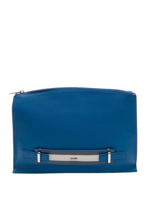 FURLA GIOVE Pochette double nirvana bleu klein f+noir - Sacs pour Femme