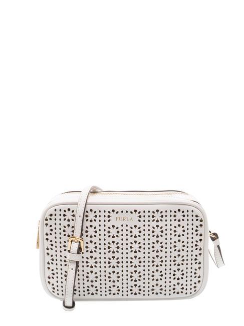 FURLA LILLI Mini sac bandoulière, en cuir ARGENT - Sacs pour Femme