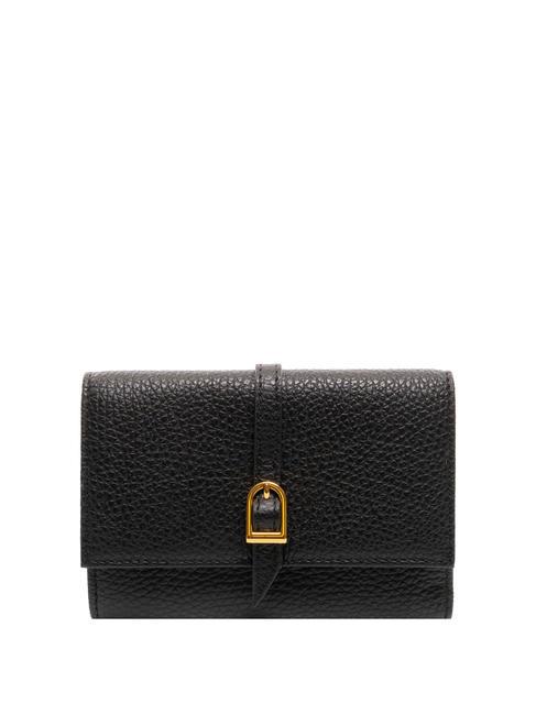 COCCINELLE CHERRY Porte-feuille en cuire Noir - Portefeuilles Femme