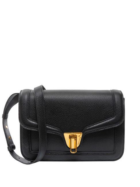 COCCINELLE NEW MARVIN TWIST  Sac bandoulière, en cuir Noir - Sacs pour Femme