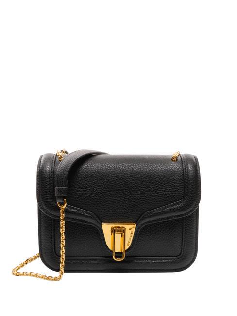 COCCINELLE NEW MARVIN TWIST Sac bandoulière micro, en cuir Noir - Sacs pour Femme