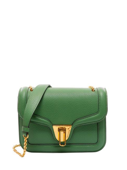 COCCINELLE NEW MARVIN TWIST Sac bandoulière micro, en cuir menthe poivrée - Sacs pour Femme