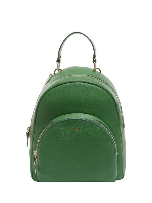 COCCINELLE ALPHA Sac à dos en cuir martelé menthe poivrée - Sacs pour Femme