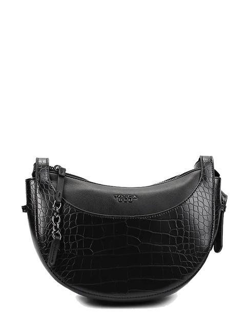 TOSCA BLU TIRAMISU Sac porté épaule imprimé croco Noir - Sacs pour Femme