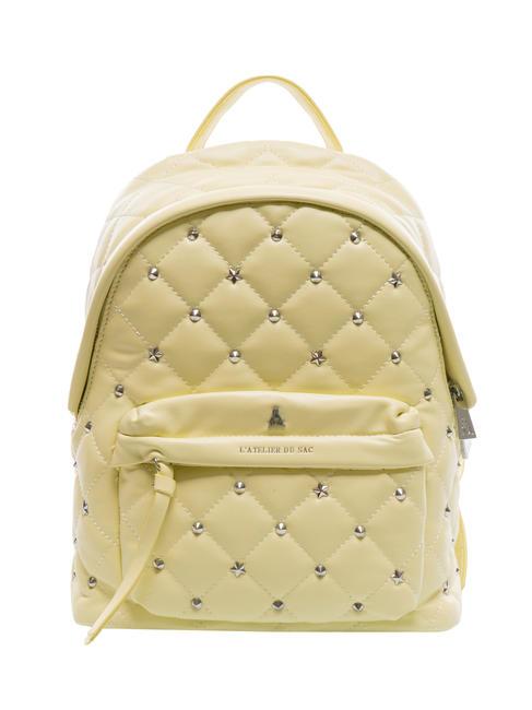 L'ATELIER DU SAC REBECCA Sac à dos matelassé citron vert pâle - Sacs pour Femme