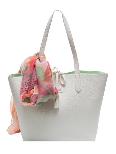 PASH BAG LIKE IT! Sac cabas avec écharpe blanc - Sacs pour Femme