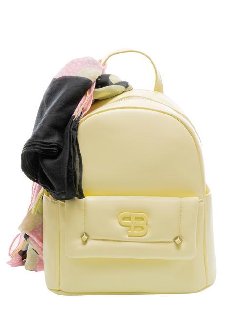 PASH BAG GLOSS Sac à dos avec écharpe jaune - Sacs pour Femme