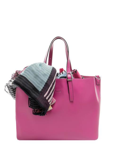 PASH BAG HOT TWIST Sac fourre-tout avec écharpe rose - Sacs pour Femme