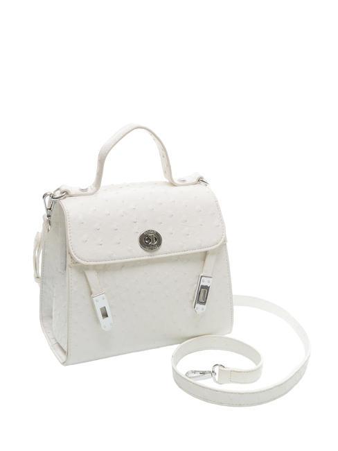 PASH BAG LOVELY DAY Sac à main imprimé autruche blanc - Sacs pour Femme