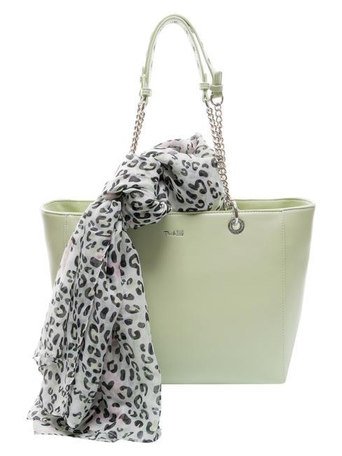 PASH BAG BLUSH Sac cabas avec écharpe vert - Sacs pour Femme