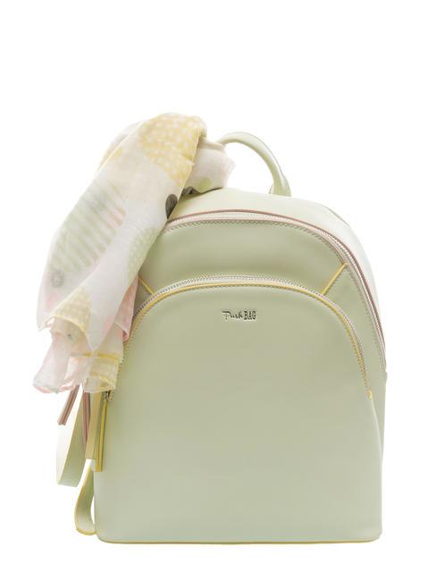 PASH BAG EVERMORE Sac à dos rond avec écharpe vert - Sacs pour Femme