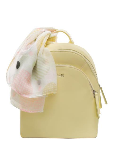 PASH BAG EVERMORE Sac à dos rond avec écharpe jaune - Sacs pour Femme