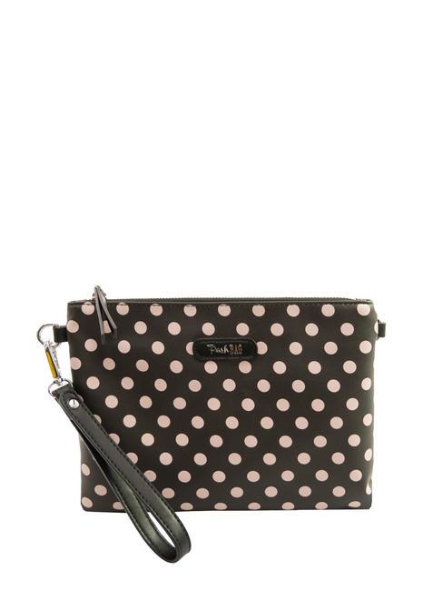 PASH BAG LADY Pochette avec manchette et bandoulière noir/beige - Sacs pour Femme