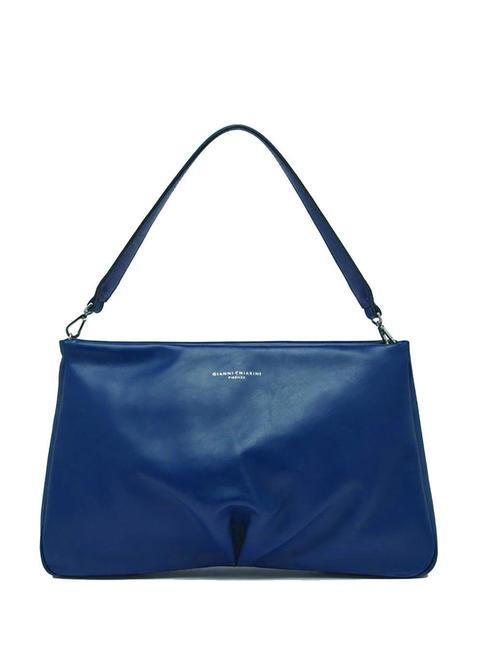 GIANNI CHIARINI CELESTE Sac en cuir avec poignée et bandoulière bleu galaxie - Sacs pour Femme