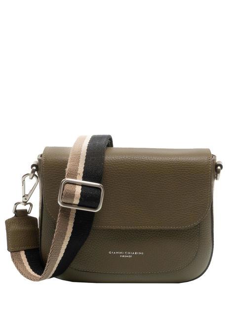 GIANNI CHIARINI ALLY  Mini sac bandoulière, en cuir vert guam - Sacs pour Femme