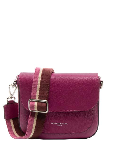 GIANNI CHIARINI ALLY  Mini sac bandoulière, en cuir rose vif - Sacs pour Femme