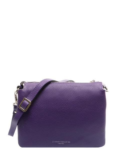 GIANNI CHIARINI THREE Sac à bandoulière en cuir iris - Sacs pour Femme