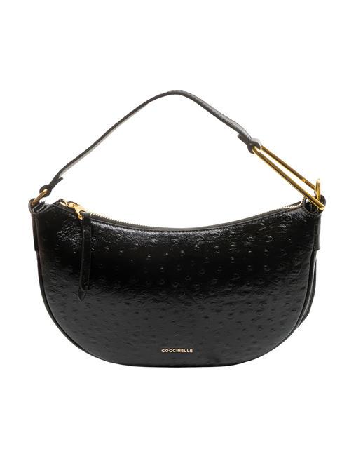 COCCINELLE PRISCILLA SHINY OS  Sac à bandoulière, avec bandoulière Noir - Sacs pour Femme