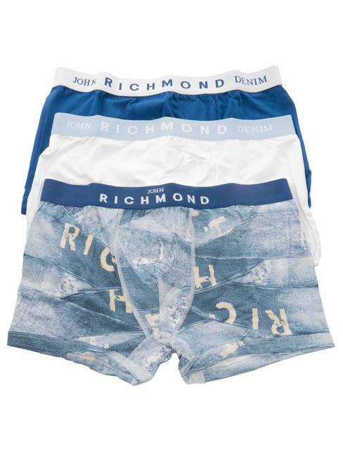 JOHN RICHMOND FOZ 3 Boxers wh/bleu/d. - Slip homme