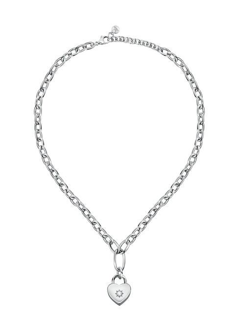 MORELLATO ABBRACCIO Collier chaîne à breloque coeur ARGENT - Colliers